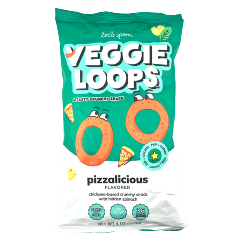 Little Spoon Pizzalicious Veggie Loops 4oz Bag