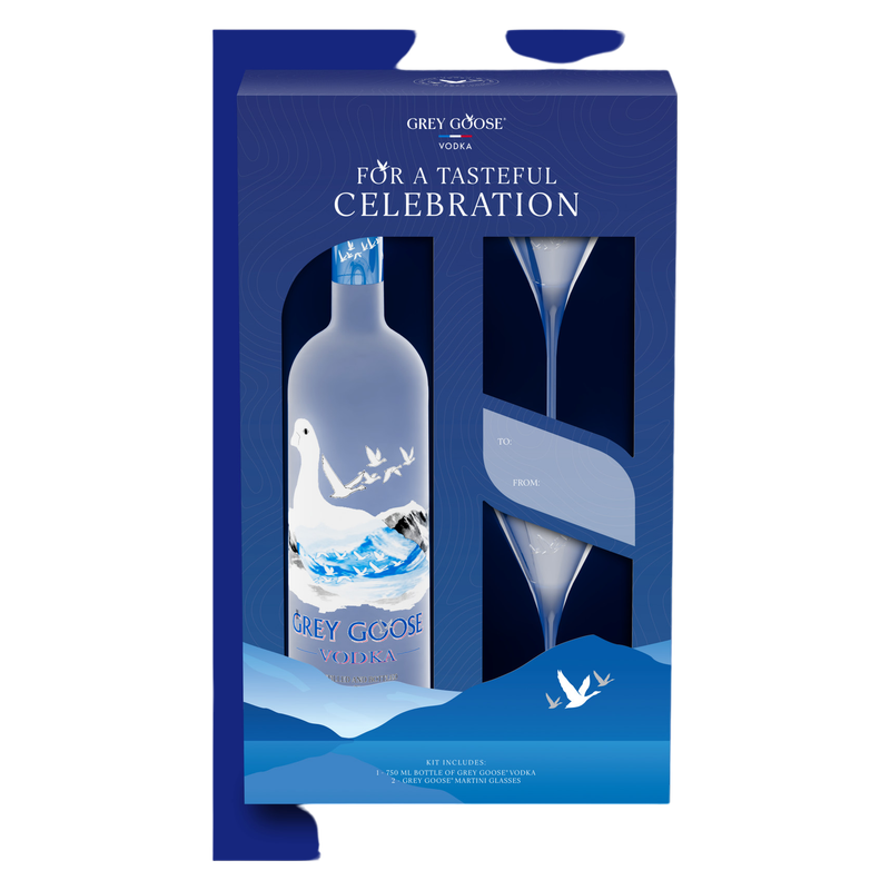 Grey Goose Vodka Gift Set, 75cl