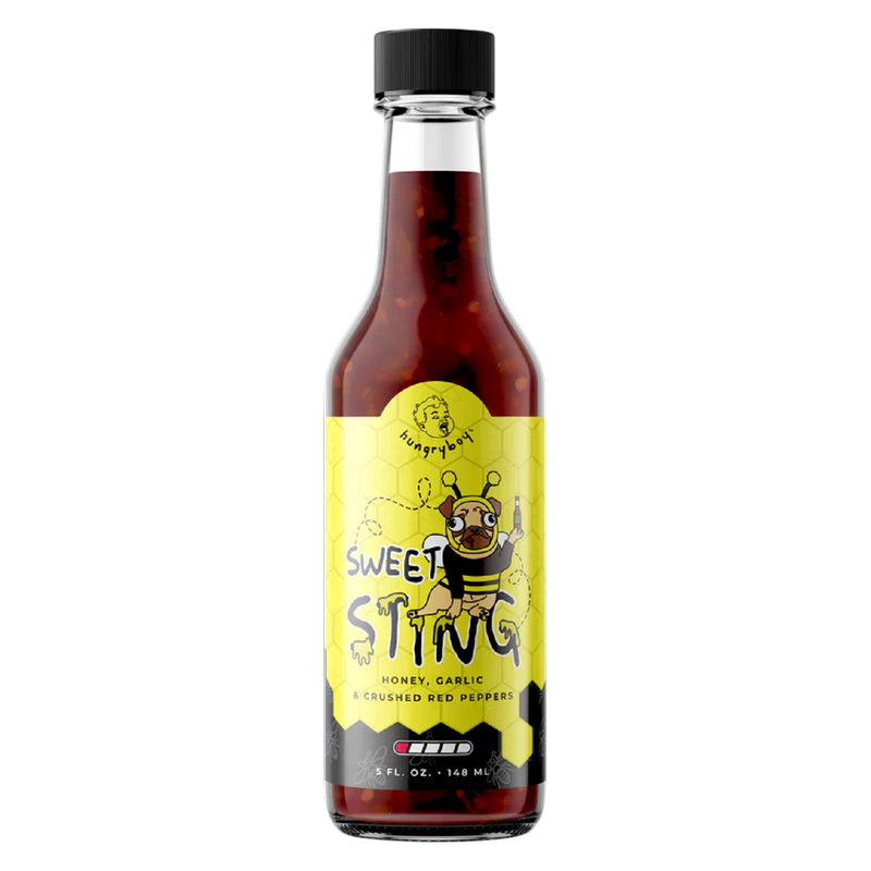 Hungryboy Sweet Sting Hot Sauce 5oz Bottle