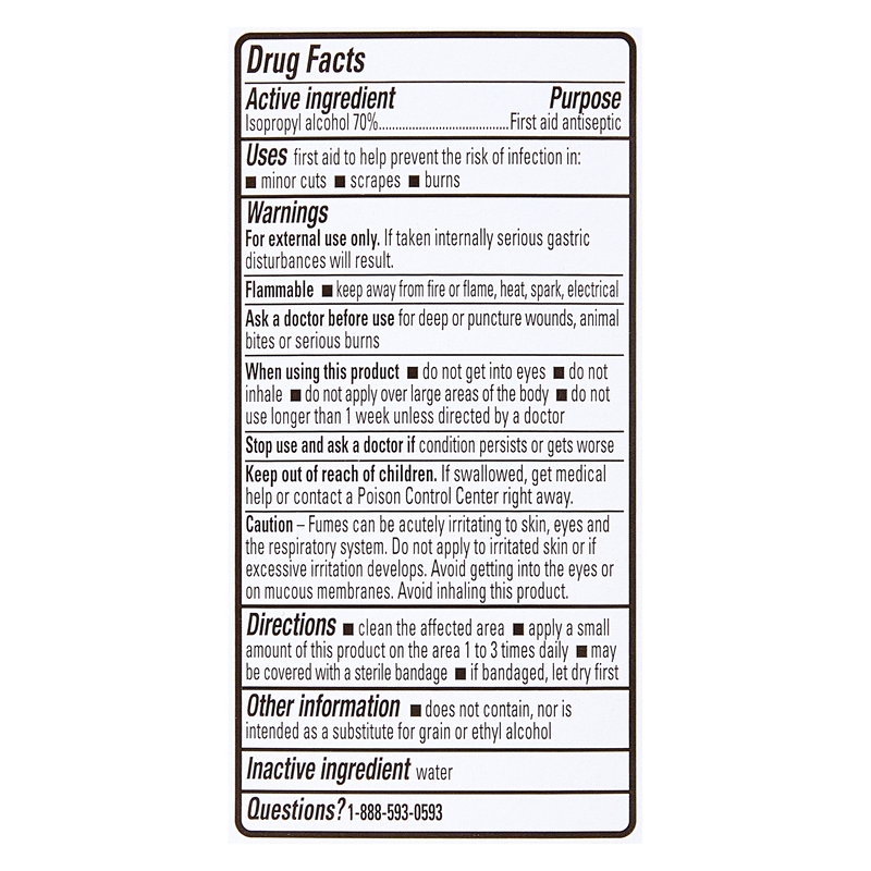 Goodnow Isopropyl Alcohol 70% 16oz