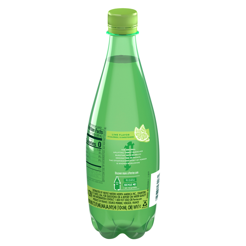 Perrier Lime Sparkling Water 0.5L Btl