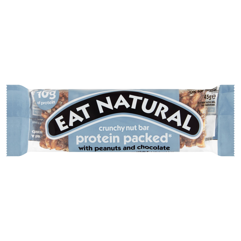 Eat Natural Protein Packed with Peanuts and Chocolate Bars, 45g