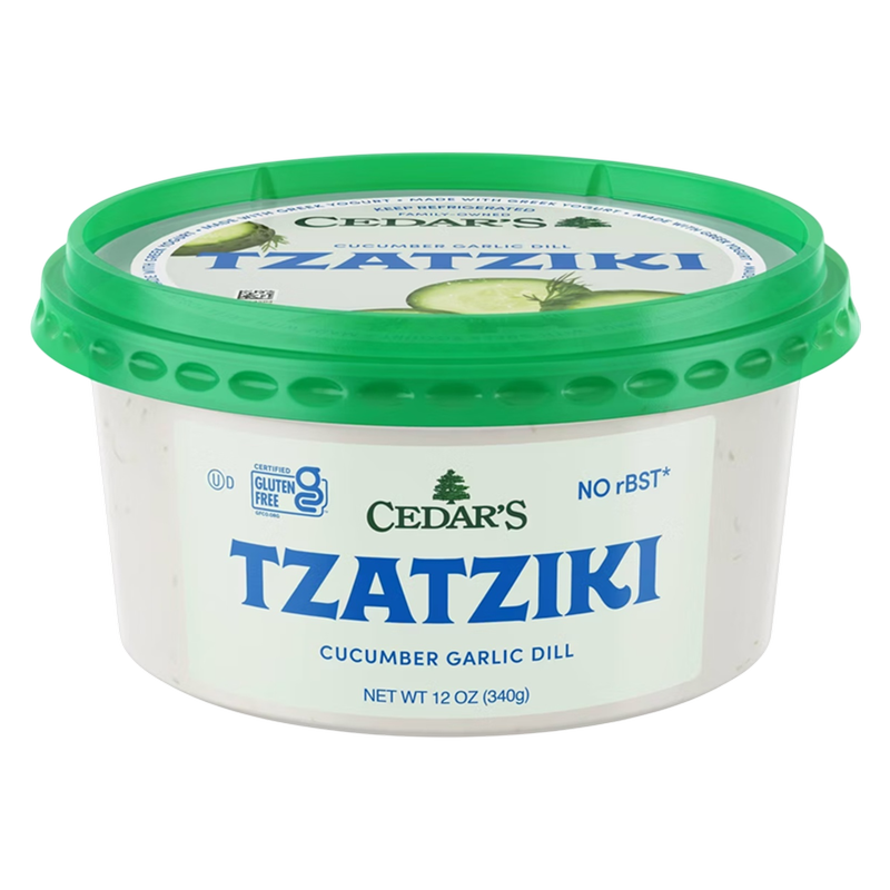 Cedar's Cucumber Garlic Dill Tzatziki 12 oz 
