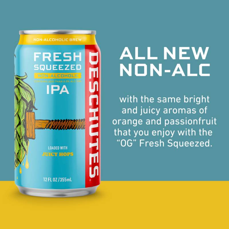 Deschutes Fresh Squeezed Non-Alcoholic IPA 6pk 12oz Cans