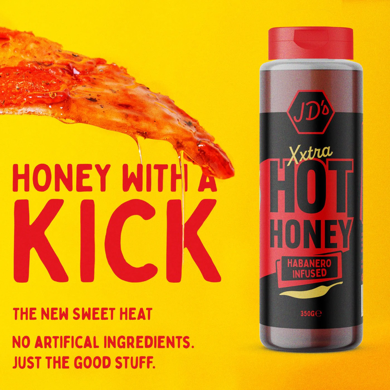 JD's Hot Honey Xxtra, 350g