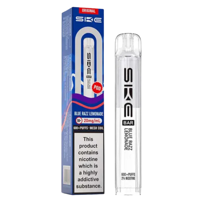 SKE BAR 600 Blue Razz Lemonade 20mg/ml, 1pcs