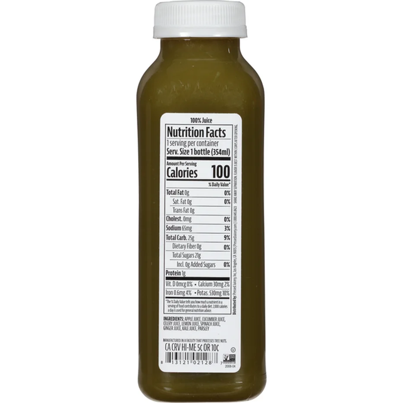 Pressed Cold Pressed Green with Ginger