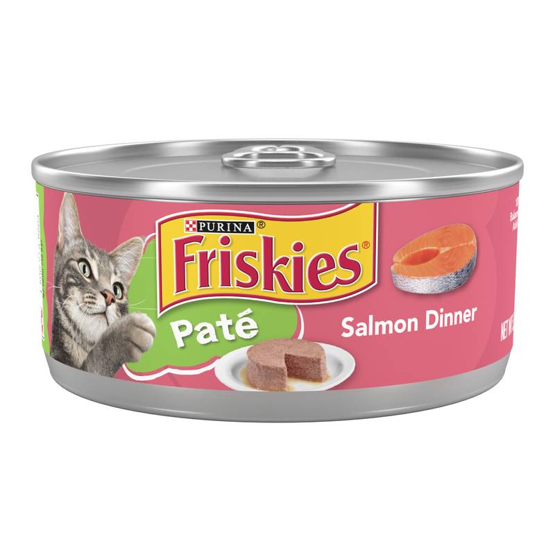 Friskies Salmon Dinner Pate Cat 2 5.5 oz
