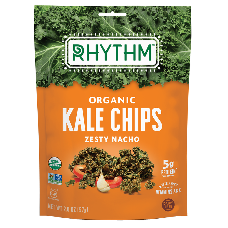 Rhythm Superfoods Zesty Nacho Kale Chips 2oz