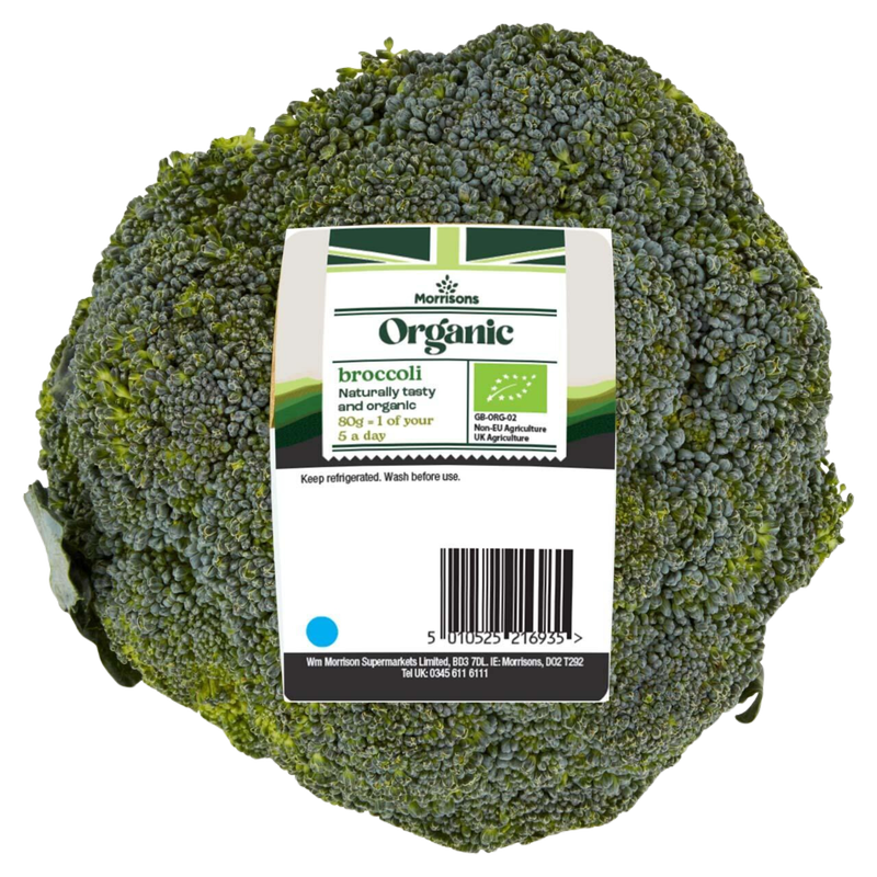 Morrisons Organic Broccoli, 300g