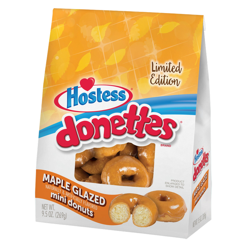 Hostess Maple Glazed Donettes, 9.5oz