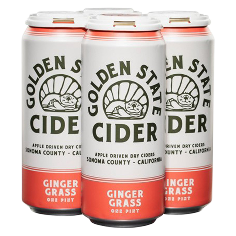 Golden State Cider Gingergrass 4pk 16oz Can