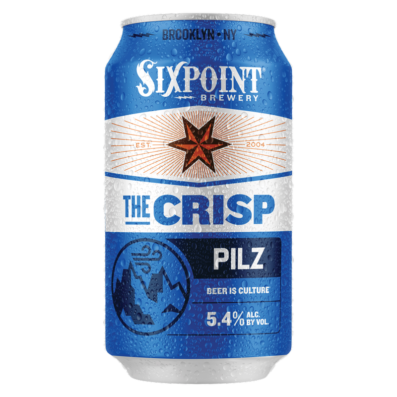 Sixpoint The Crisp 12oz 6pk Cans 5.4% ABV