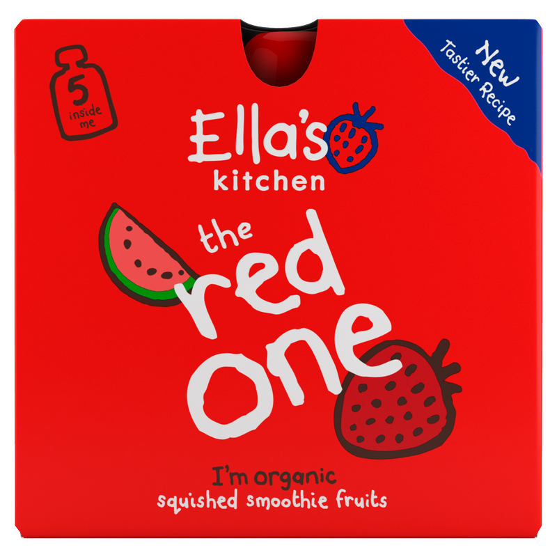 Ella's Kitchen Organic The Red One, 5 x 90g