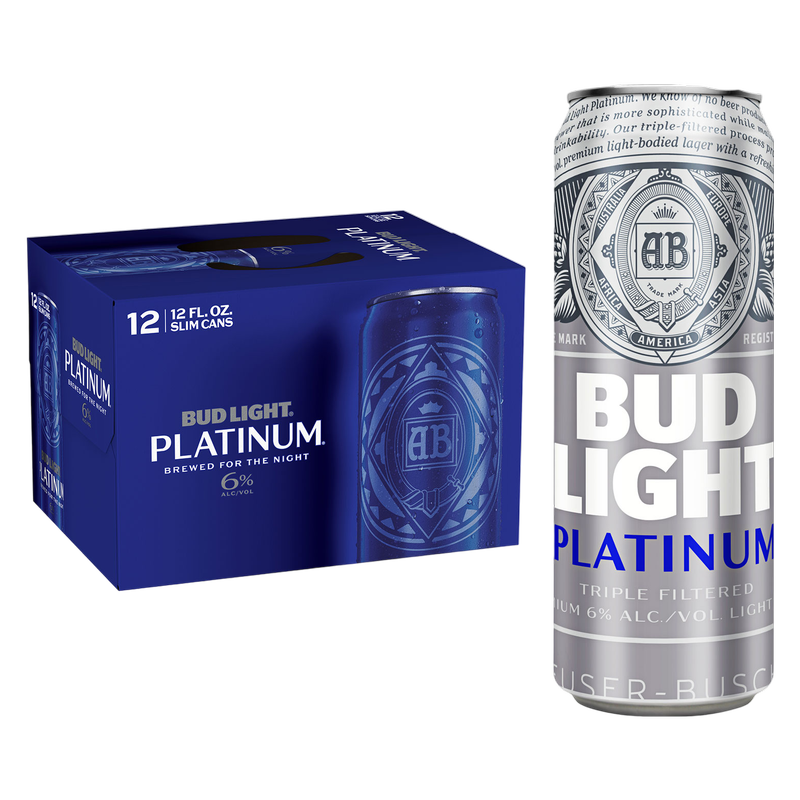 Bud Light Platinum 12pk 12oz Can 6.0% ABV