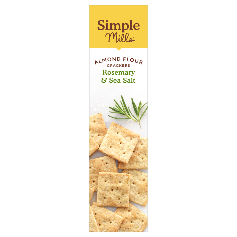 Simple Mills Rosemary & Sea Salt Almond Flour Crackers 4.25oz