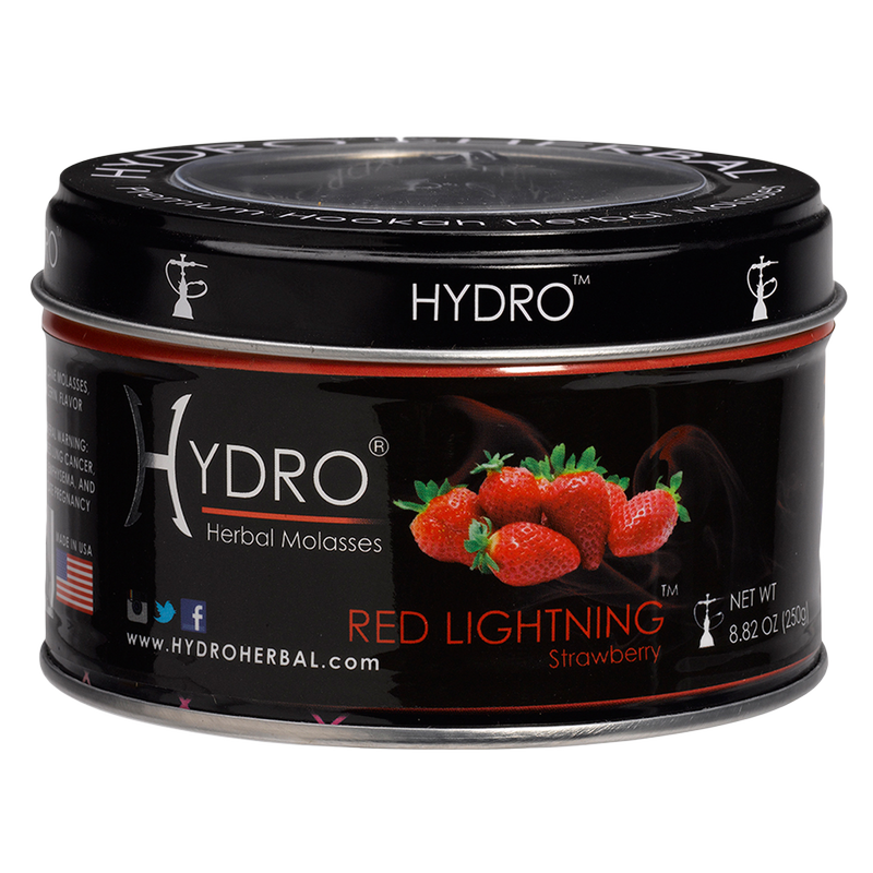 Hydro Red Lightning Strawberry Herbal Shisha 250g
