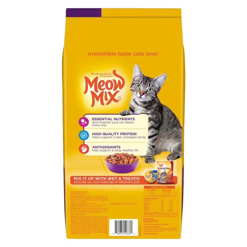 Meow Mix Original Cat Food  6.3 lb