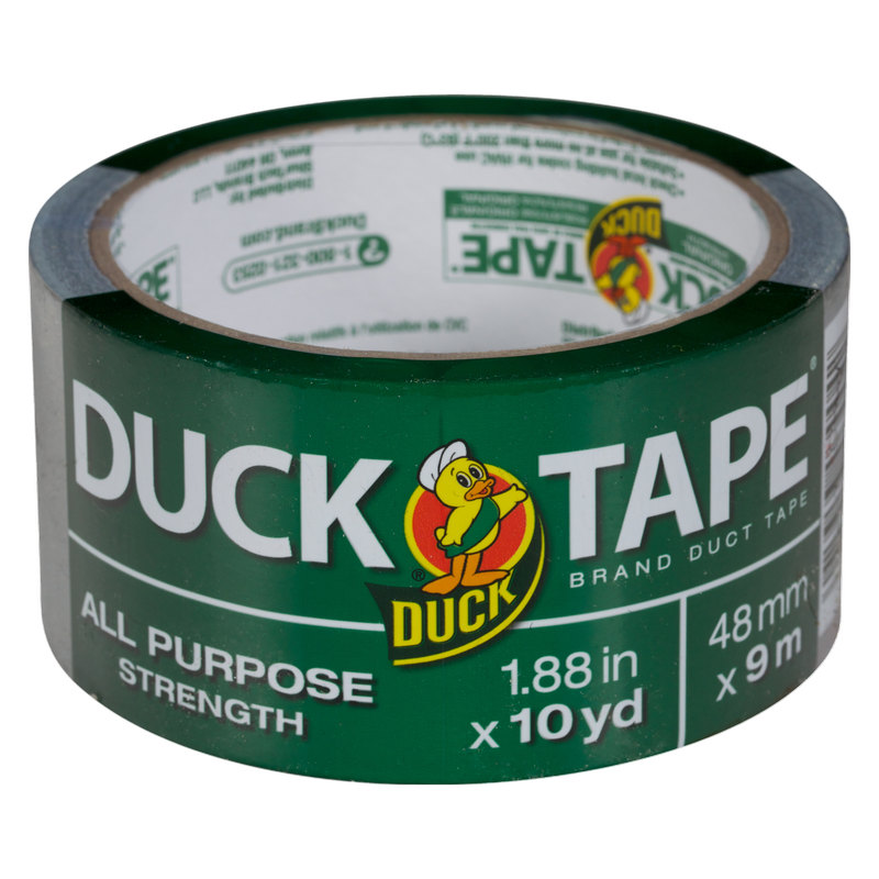 Duck 1.88 in. W X 10 Yd Gray Duct Tape