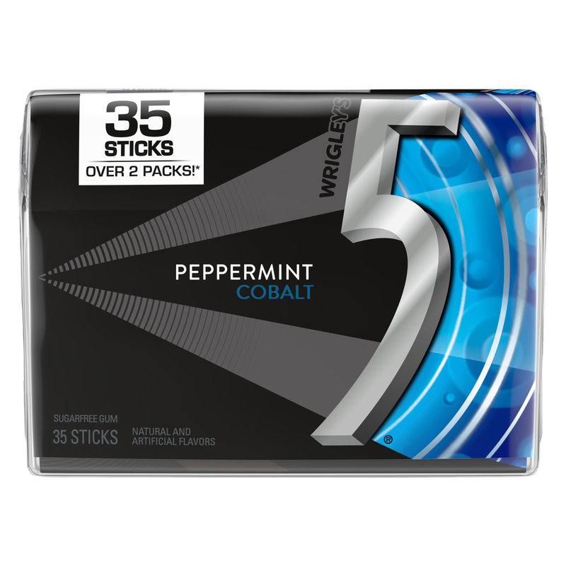 5 Gum Peppermint Cobalt Sugarfree, 35ct