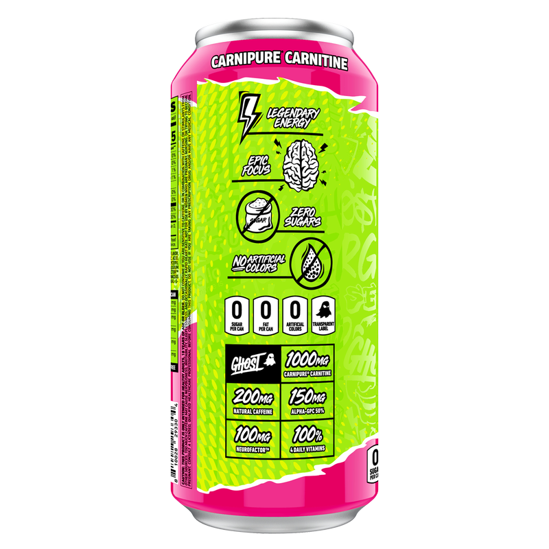 GHOST® Energy Warheads Sour Watermelon 16oz Can