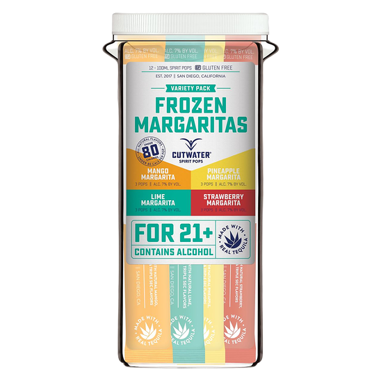 Cutwater Frozen Margarita Pops 12pk 100ml