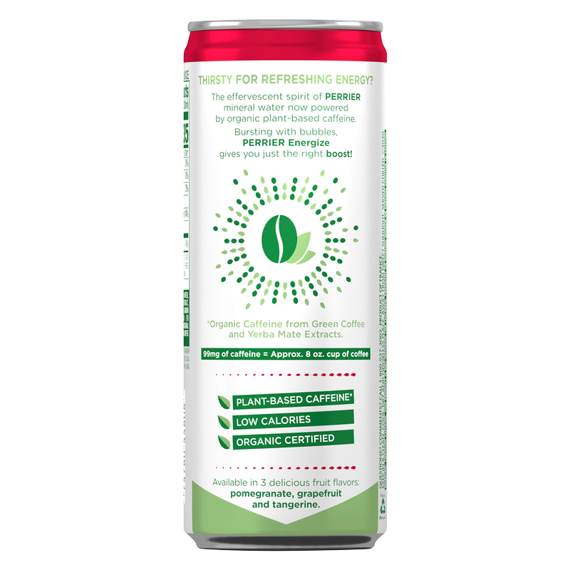 Perrier Energize Pomegranate 11.15oz Can
