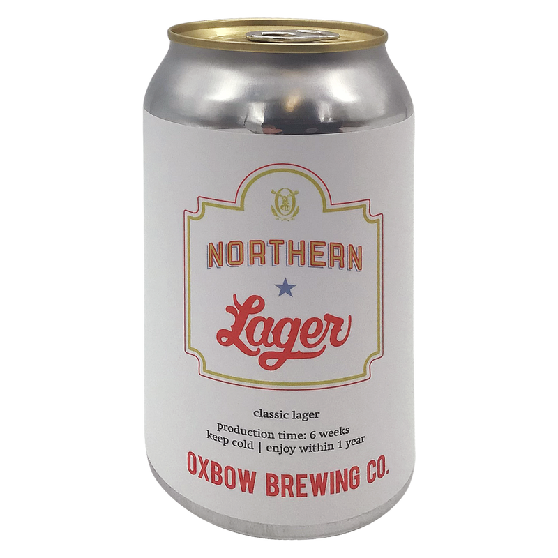 Oxbow Brewing Northern Lager 12Pk 12Oz Can 5% Abv