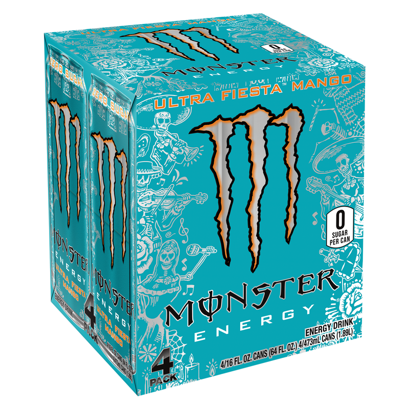 Monster Energy Ultra Fiesta 4pk 16oz