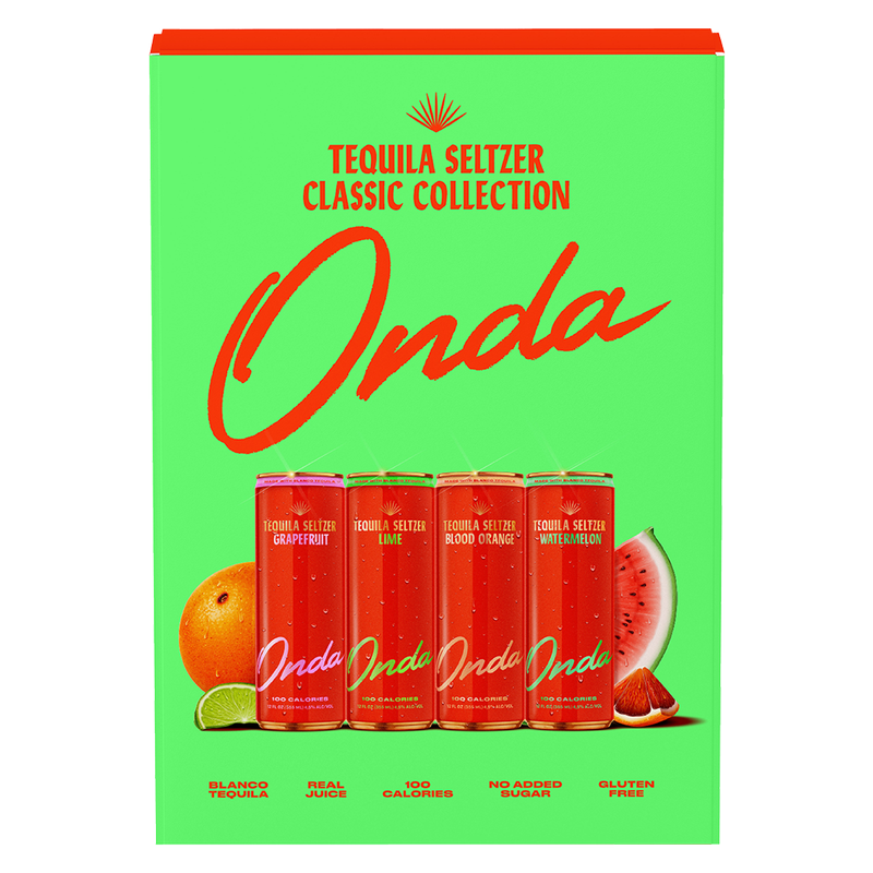 Onda Tequila Seltzer Classic Collection Variety 8pk 12oz Can 5.0% ABV