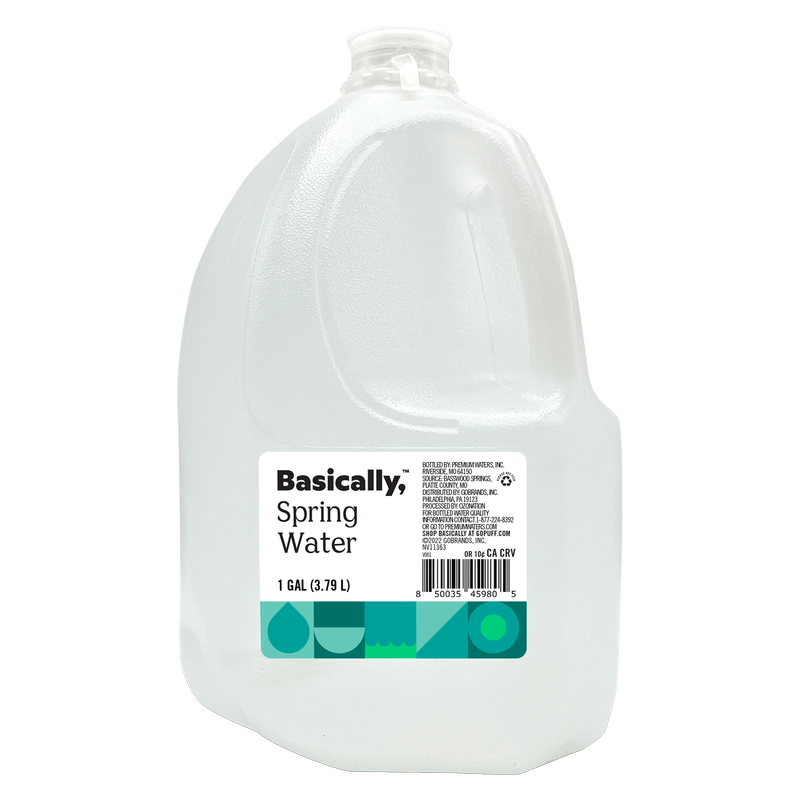 Basically, Spring Water 1 Gallon (Pack of 3)