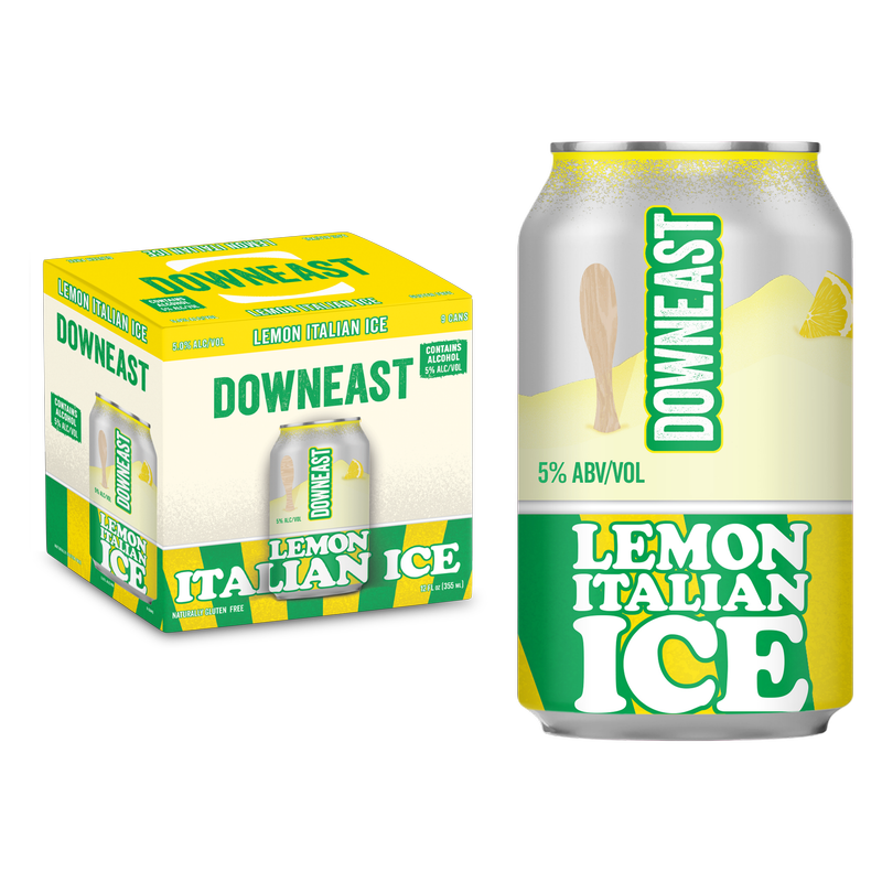 Downeast Lemon Italian Ice 9pk 12oz Can 5% ABV