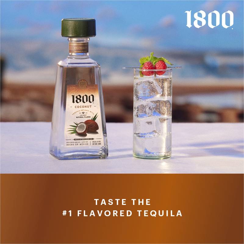 1800 Tequila Coconut 375ml (70 Proof)