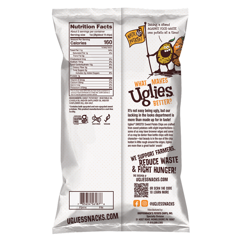 Uglies Sweet Potato Salted Kettle Chips 5.5oz