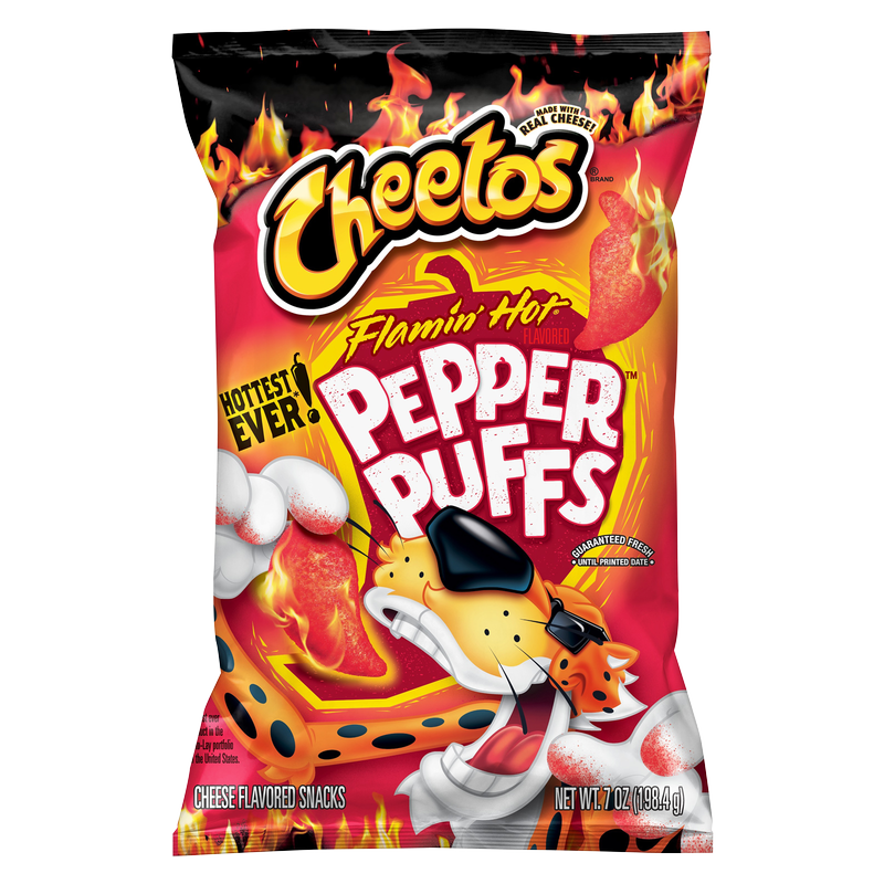 Cheetos Flamin' Hot Pepper Puffs 7oz