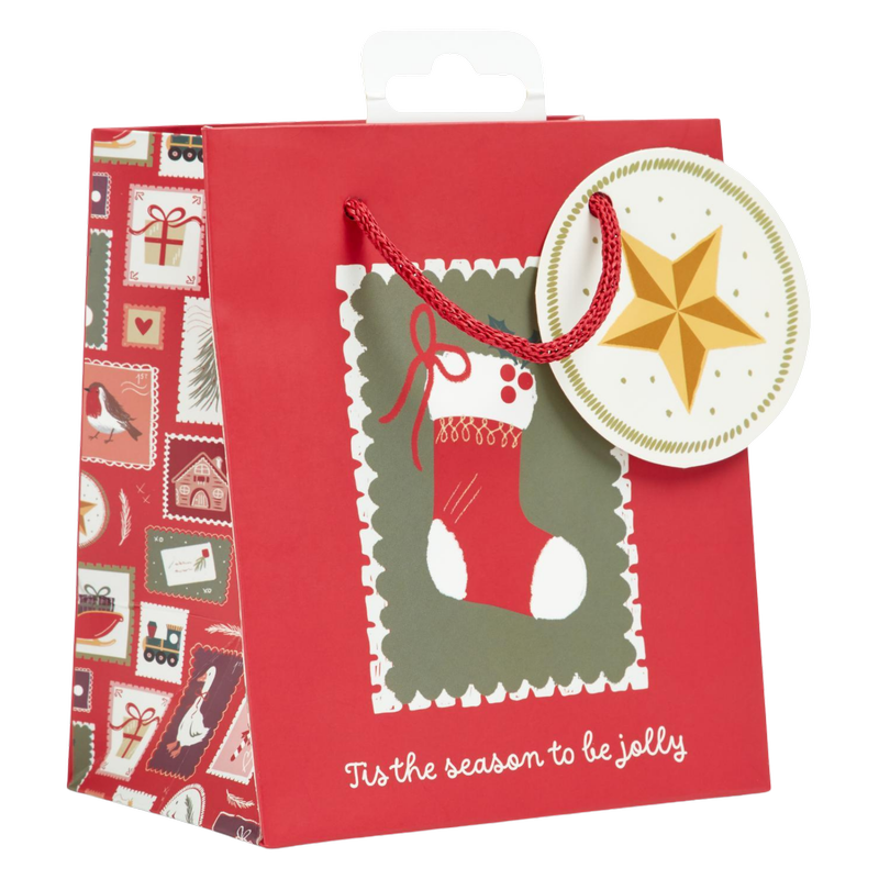 Morrisons Red Stocking Gift Bag Small, 1pcs