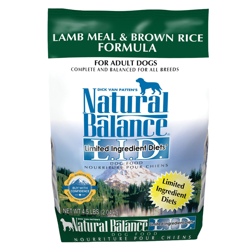 Natural Balance Limited Ingredient Diets with Grains Dry Dog Food 4.5lb