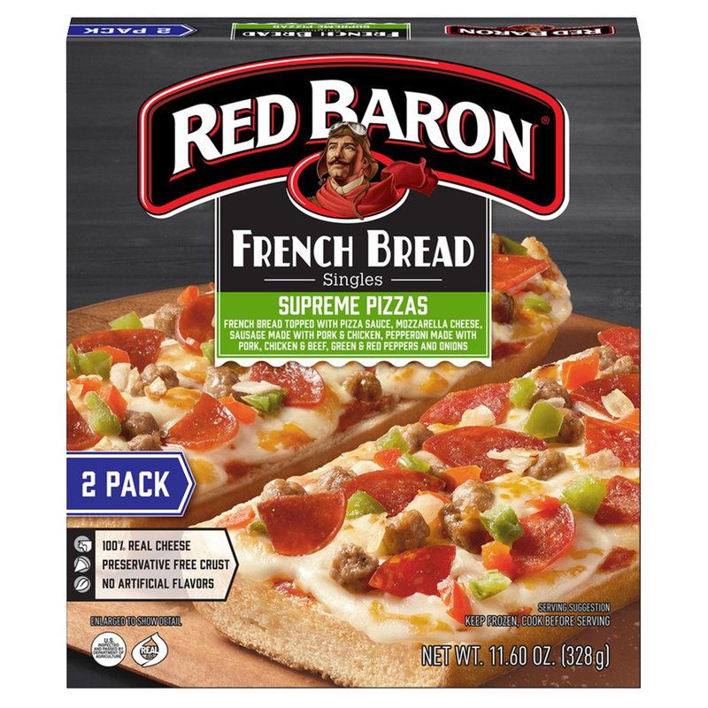 Red Baron French Bread Supreme Pizza 2ct