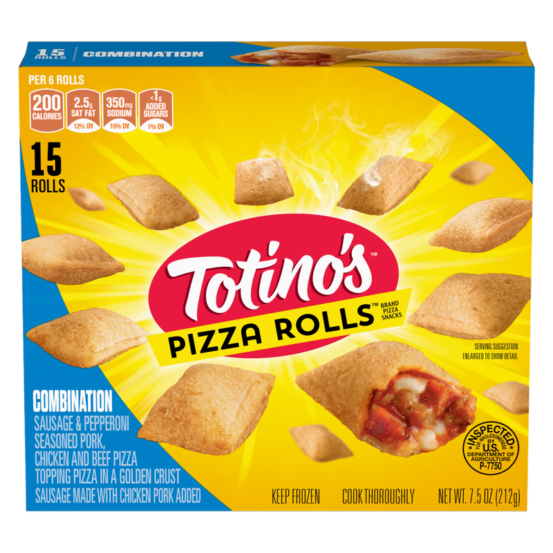 Totino's Frozen Combination Pizza Rolls 15ct 7.5oz