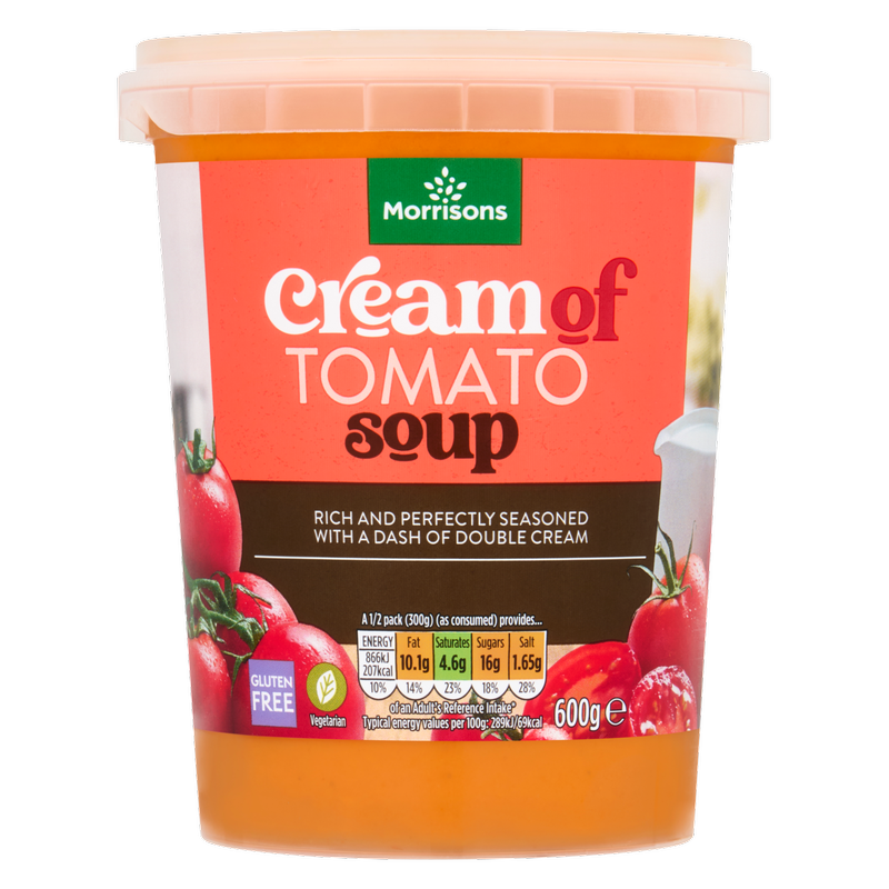 Morrisons Cream Of Tomato Soup, 600g