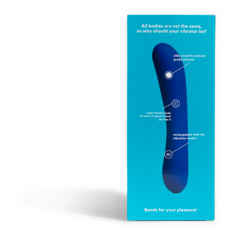 Hello Cake Bendy Vibe, Flexible and Bendable Vibrator Toy