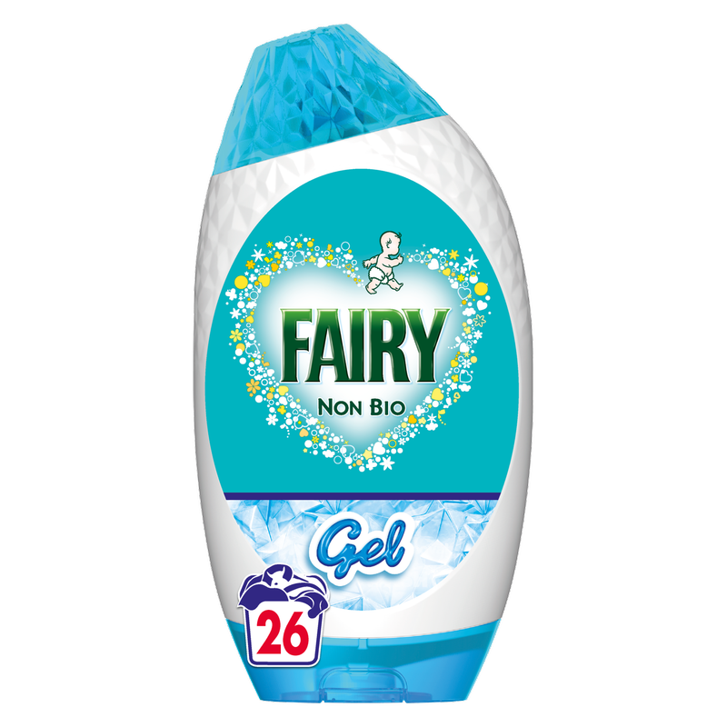 Fairy Non Bio Washing Gel 26 Washes, 858ml