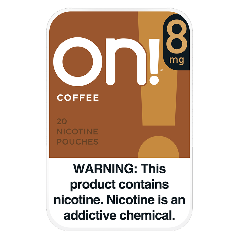 On! Nicotine Pouches Coffee Nicotine Pouch, 8mg