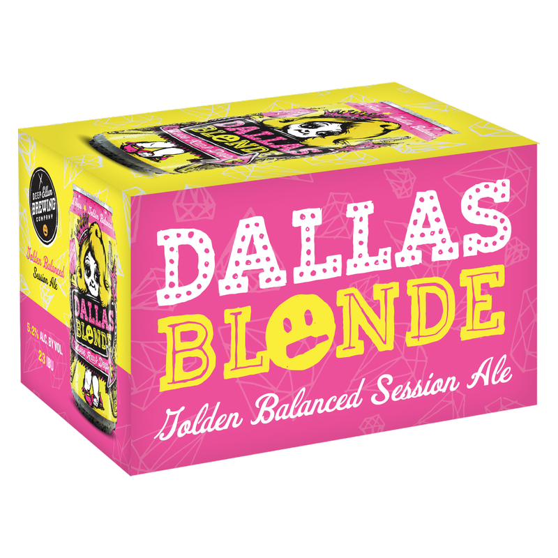 Deep Ellum Dallas Blonde 6pk 12oz Can 5.0% ABV