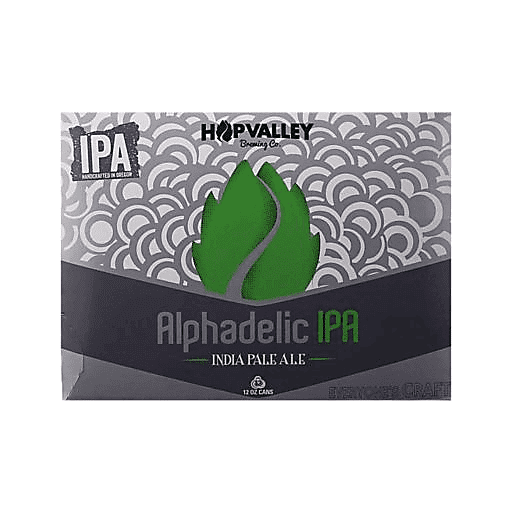 Hop Valley Alphadelic IPA 12pk 12oz Can
