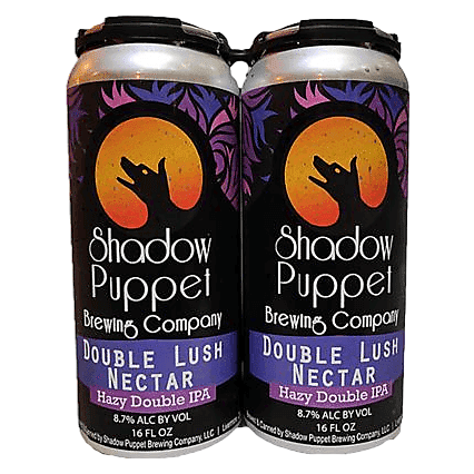 Shadow Puppet Brewing Double Lush Nectar Double IPA 4pk 16oz Can