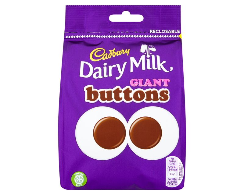 Cadbury Dairy Milk Giant Buttons, 119g