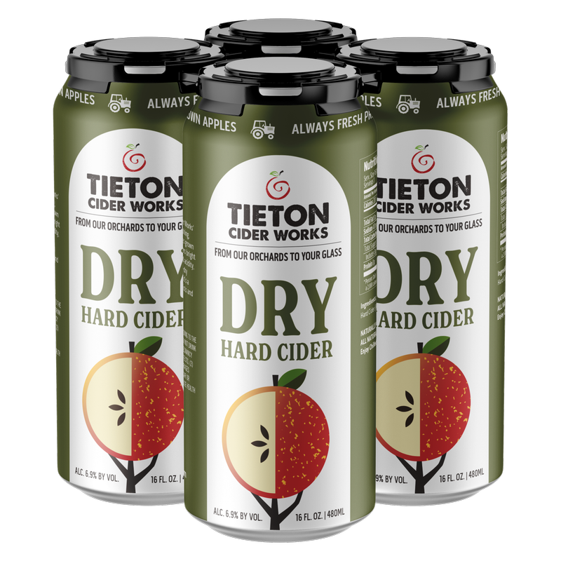 TIETON DRY CIDER 4PKC