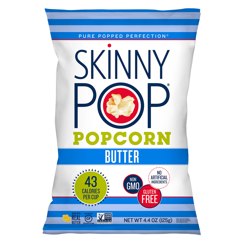 Skinny Pop Real Butter Popcorn 4.4oz