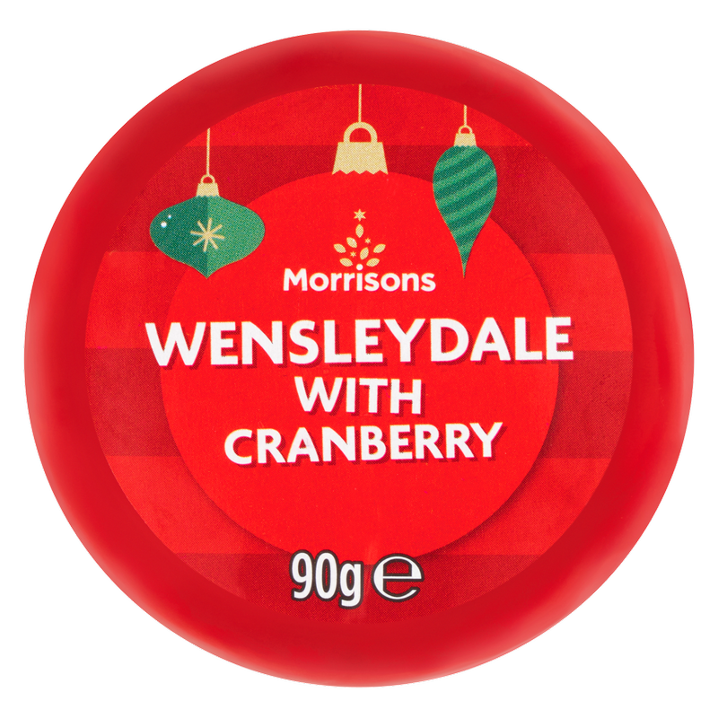 Morrisons Wensleydale & Cranberry Truckle, 90g